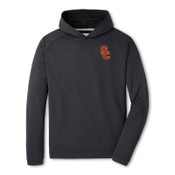 USC Trojans Men's Black SC Interlock Pine Performance Pullover Hoodie